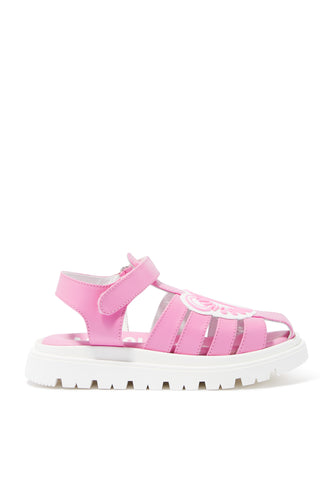 Kız Çocuk Teddy Logo Sandalet - Moschino