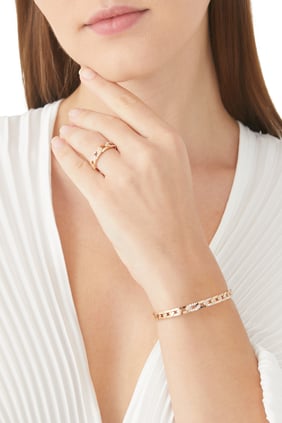 Fizzy Rebel Elmas Yüzük, 18K Pembe Altın ve Elmas