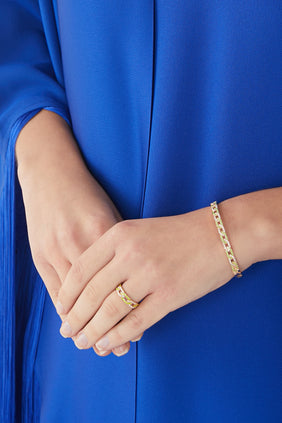 Fizzy Rebel Yüzük, 18K Pembe Altın ve Elmas