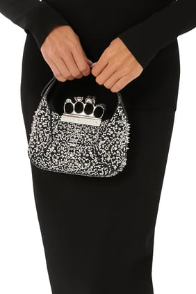 Swarovski Taşlı Hobo Çanta