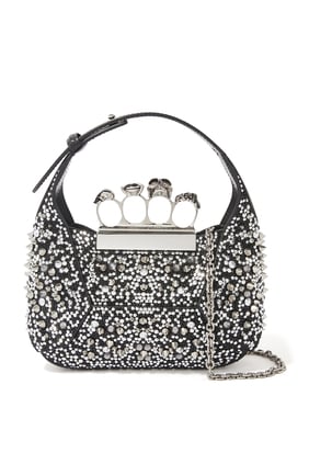 Swarovski Taşlı Hobo Çanta