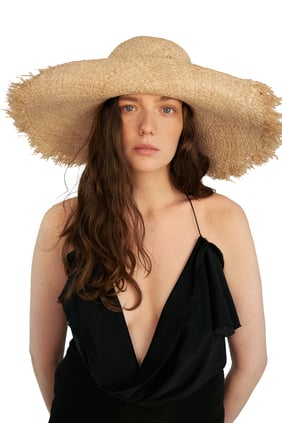 Franjlı Hasır Şapka - Şıklığın ve Güneş Korumanın Adresi