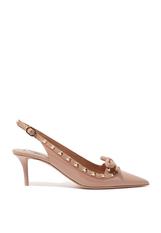 Rockstud 60 Büzgülü Topuklu Ayakkabılar