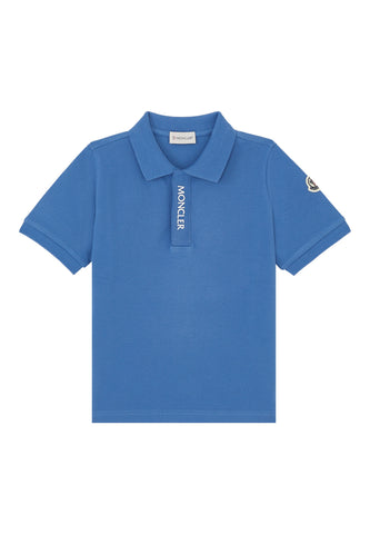 Çocuk Logo Düğme Detaylı Polo Yaka Tişört