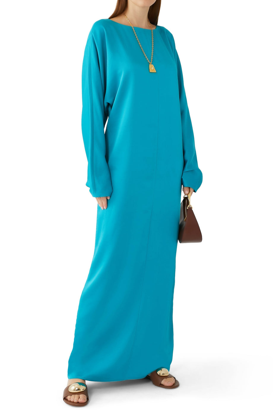 Spheral Düz Deri Sandalet - Açık Kahverengi