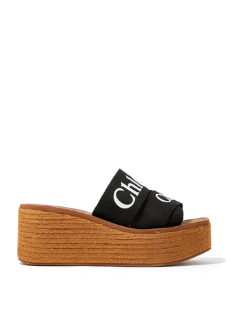 Woody 75 Keten Yüksek Taban Espadril