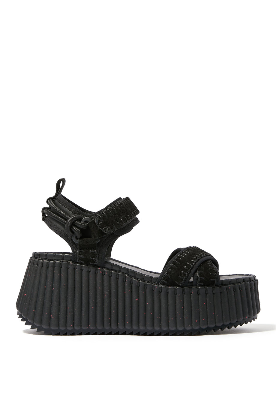 Chloé Nama 80 Deri Platform Sandalet