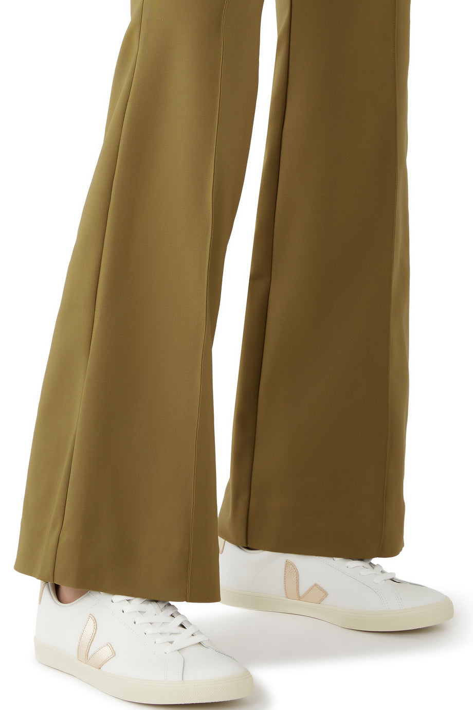 Sürdürülebilir Esplar Deri Platine Sneaker - Altın Renk