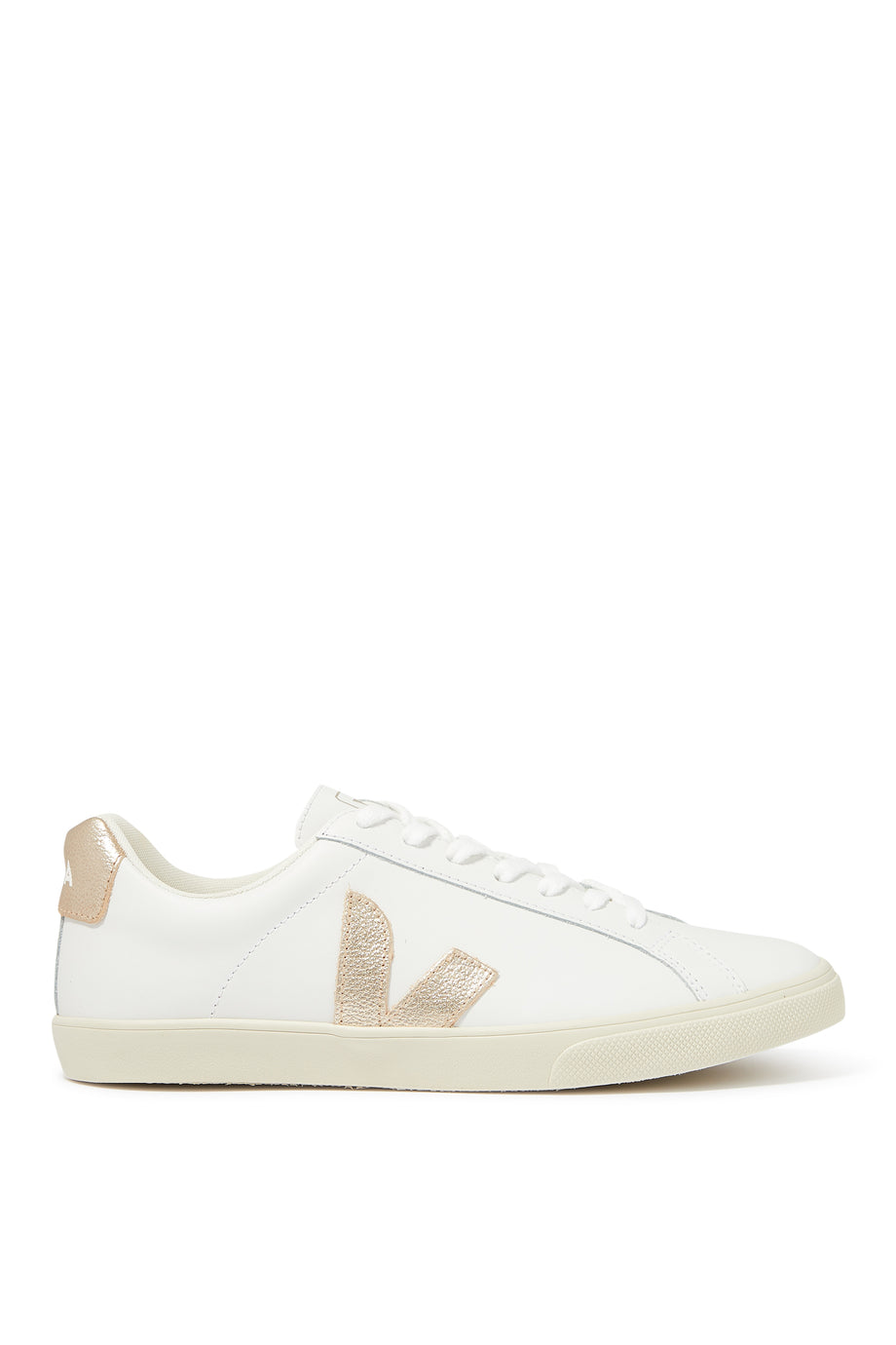 Sürdürülebilir Esplar Deri Platine Sneaker - Altın Renk