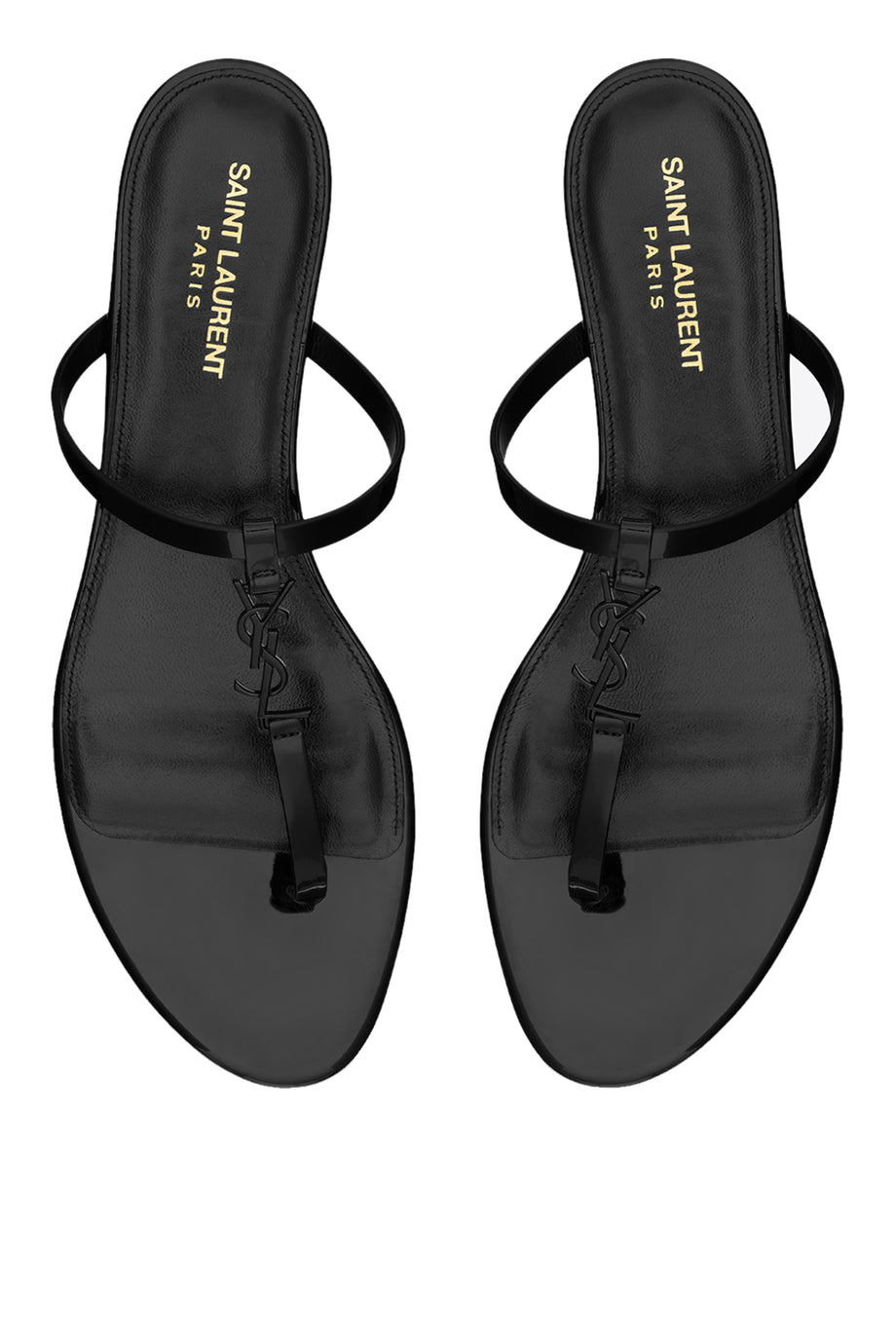 Saint Laurent Cassandra Düz Deri Sandalet