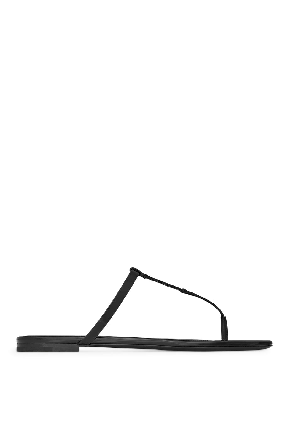 Saint Laurent Cassandra Düz Deri Sandalet