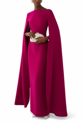 Sadie Maxi Elbise - Mor