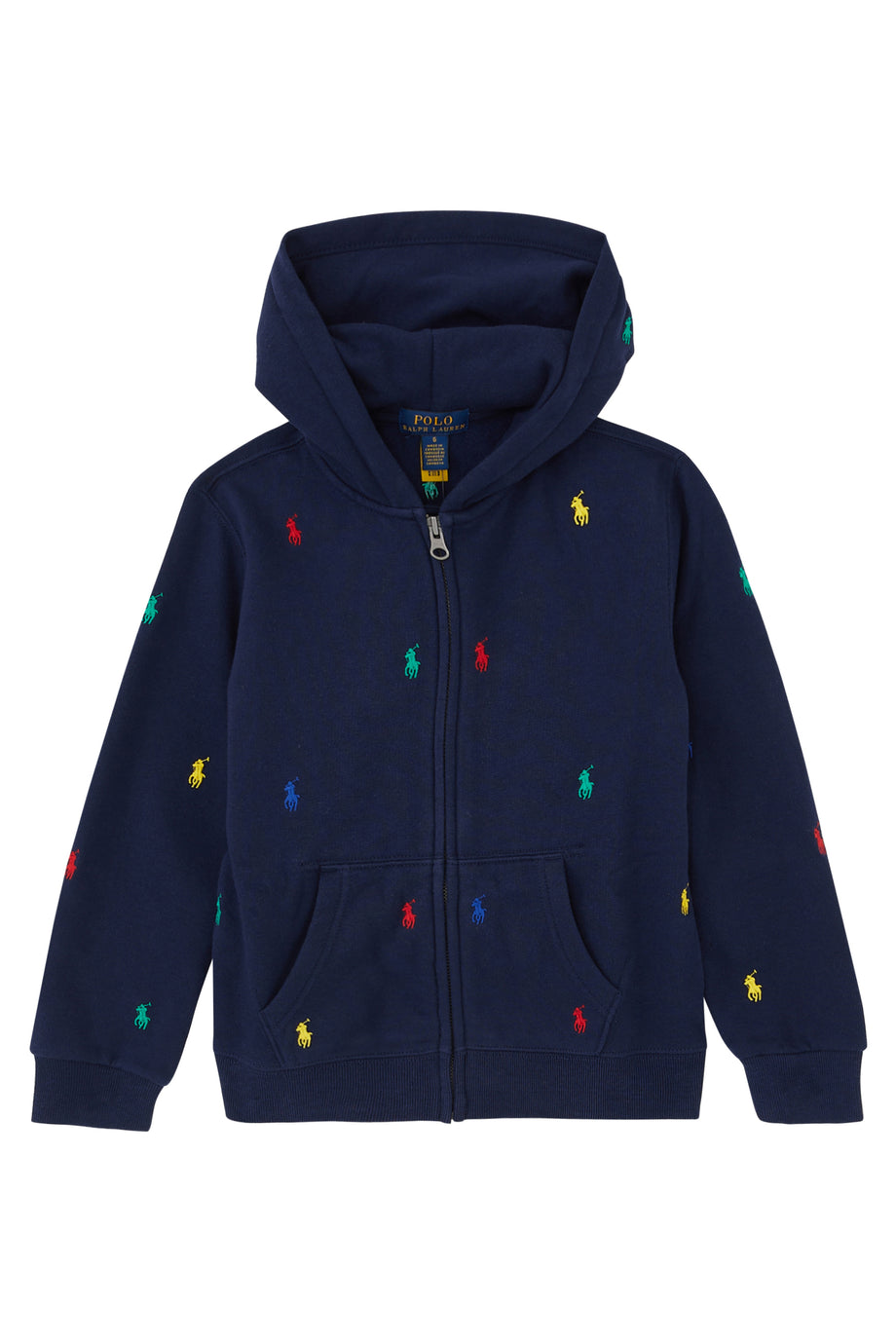 Çocuk Kapüşonlu Fermuarlı Hoodie - Lacivert