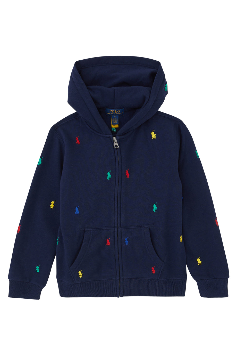 Kız Çocuk Fermuarlı Kapüşonlu Sweatshirt