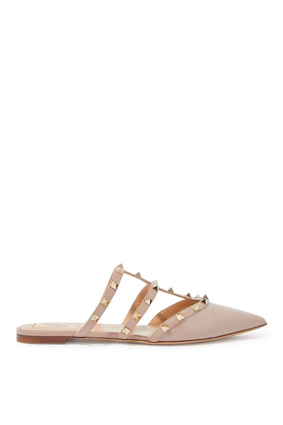 Rockstud Topuklu Terlik - Pembe