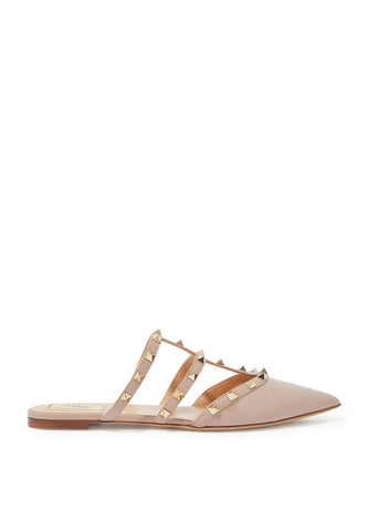 Rockstud Topuklu Terlik - Pembe