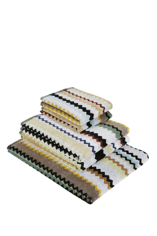 Curt 160 Havlu 5'li Set, %100 Pamuk, Şık Zikzak Desen