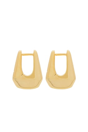 Lucy Williams Mini Graduated Halka Küpe - 18 Ayar Altın Kaplama Gümüş