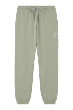 Moncler Pamuklu Yama Eşofman Altı - Yeşil