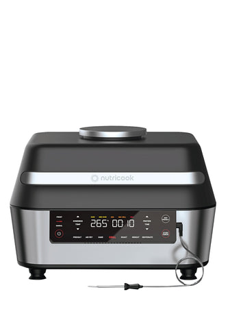 Smart Indoor Grill & Air Fryer XL 8.5L Akıllı Termometre, 1760 Watt, Çok Fonksiyonlu Mutfak Cihazı