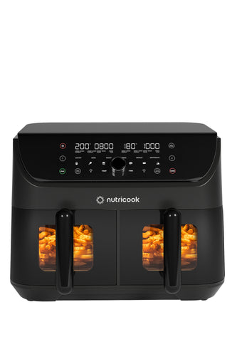 Air Fryer Duo 2 Vision 8.5L 12 Akıllı Program, Çift Sepet, 2400 Watt Gücü, Senkronize Pişirme