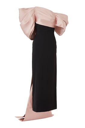 Raye Maxi Elbise - SİYAH