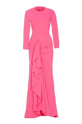 Nia Maxi Elbise - Pembe