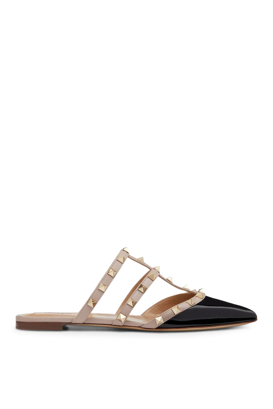 Valentino Garavani Rockstud Düz Deri Terlik