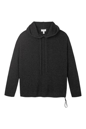 Kashmir Ribanalı Çekmece Kenar Hoodie