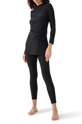 Klasik Yüzme Taytı - Şıklık ve Konforu Bir Arada