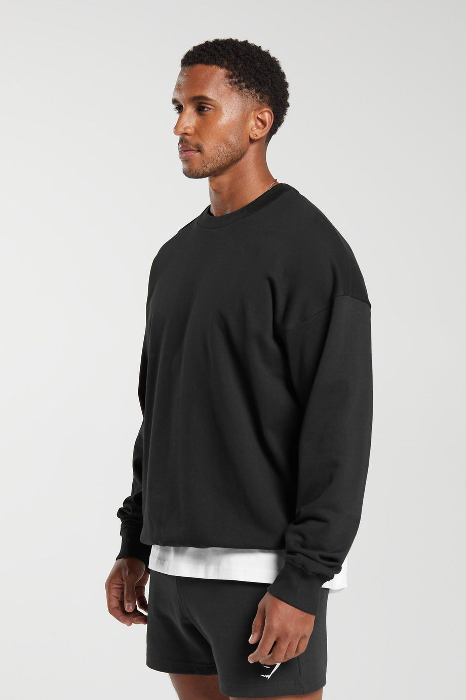 Rest Day Essentials Crew Oversize Fit, 300gsm Ağır Pamuklu Kumaş