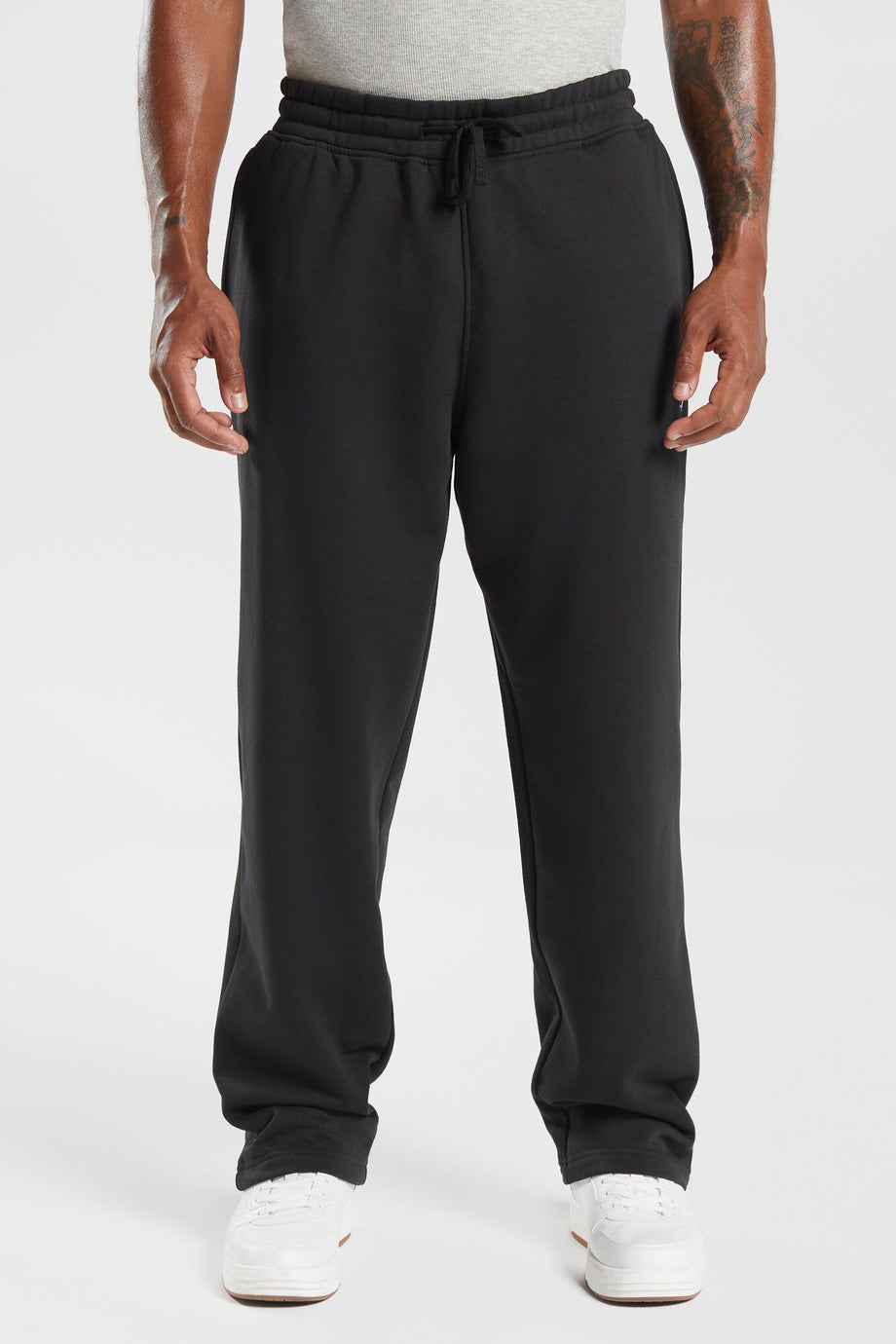 Crest Straight Leg Joggers Regular Fit, Pamuk Karışımlı Erkek Eşofman Altı