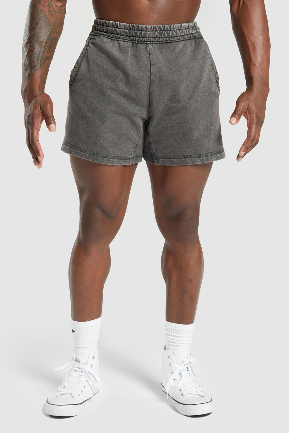 Heritage 5" Oversized Şort, Yüksek Kaliteli Kumaş ve Esnek Panel ile Erkek Şortu