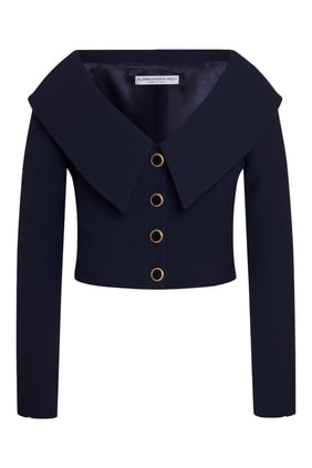 Asimetrik Yaka Ceket - Modern Elegans