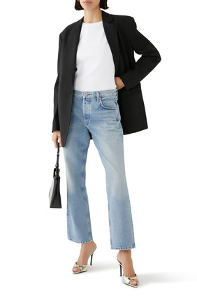 Neve Düşük Bel Rahat Denim Pantolon