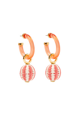 Kate Spade Çıngıraklı Küpe - Pirinç ve Cam Taşlı