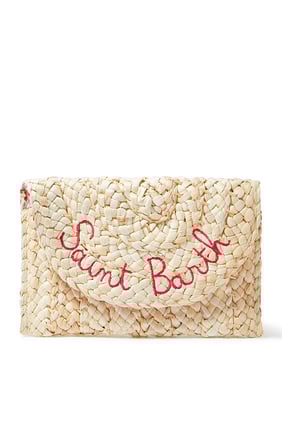 Hasır Zarf Clutch - Şık ve Trend