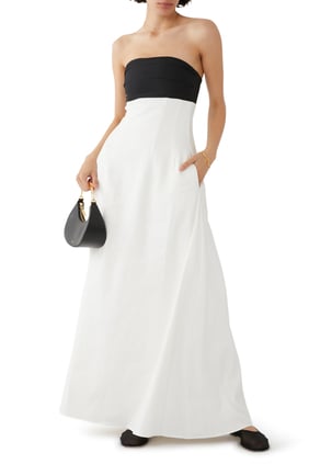 Marcia Straplez Maxi Elbise