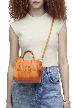 Mini Tote Deri Çapraz Çanta