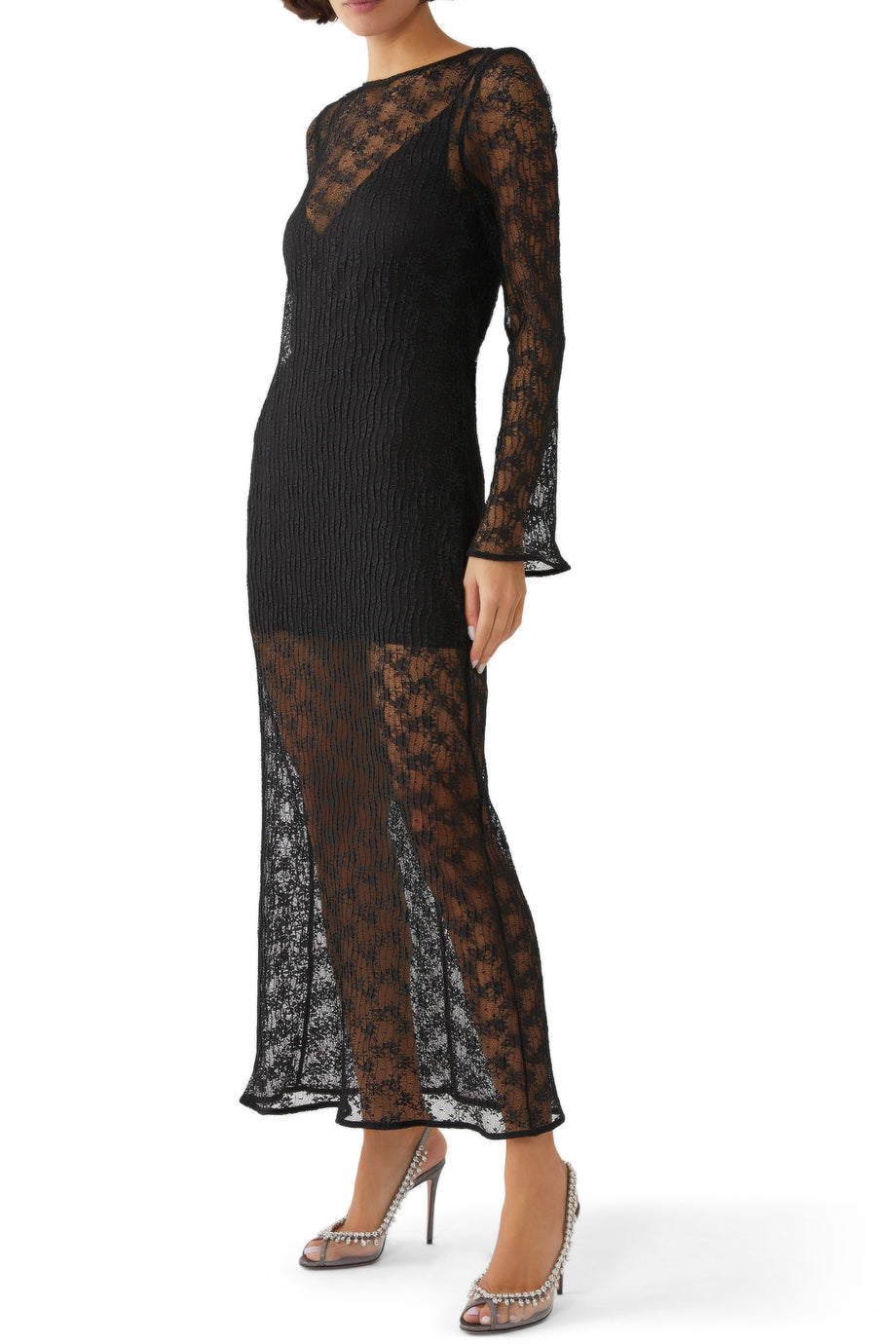 Aquazzura Temptation Crystal 105 Topuklu Sandallar