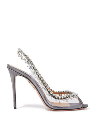 Aquazzura Temptation Crystal 105 Topuklu Sandallar