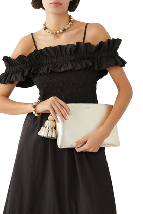 Georgiana Clutch - Şık Deri Çanta