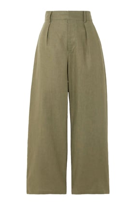 Ida Pamuklu Geniş Paça Pantolon