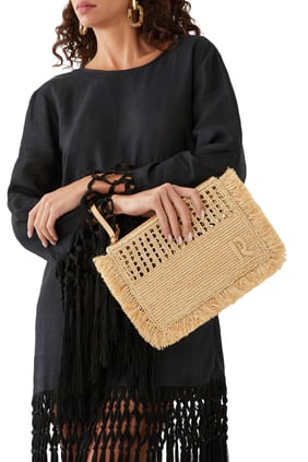 Şık ve Fonksiyonel Raphia Pouch