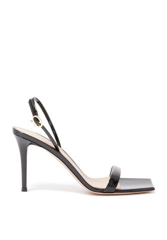 Şık Ribbon 85 Stiletto Sandalet - Siyah