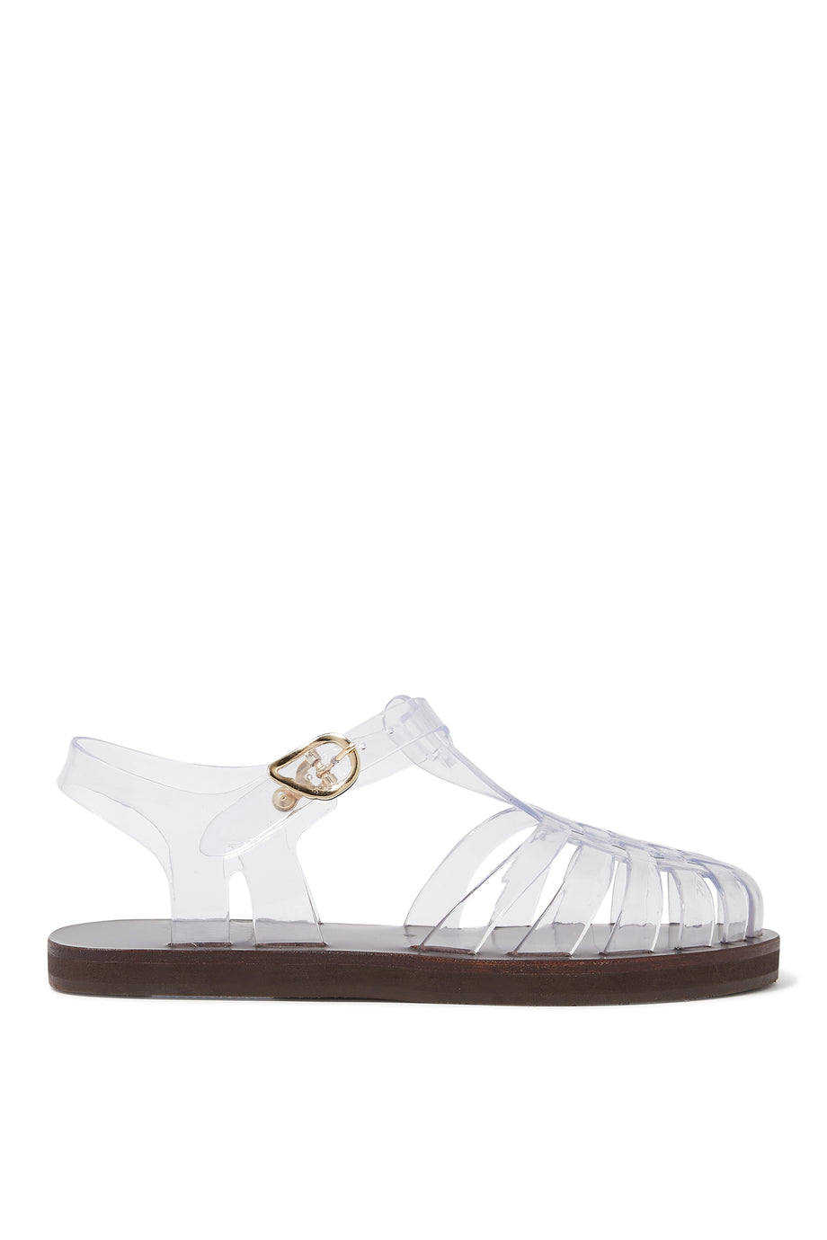 Homeria Jel Düz Terlik - Şeffaf