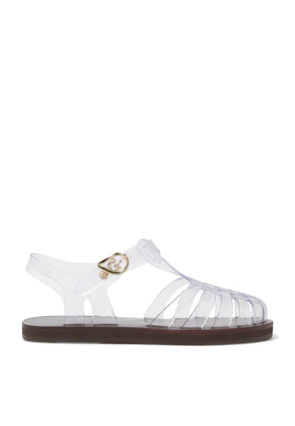 Homeria Jel Düz Terlik - Şeffaf