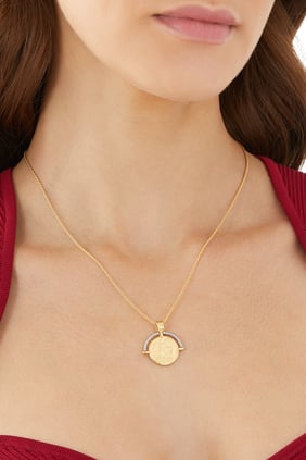 Lucy Williams Fortuna Arc Madalyon Kolye - 18k Geri Dönüştürülmüş Altın