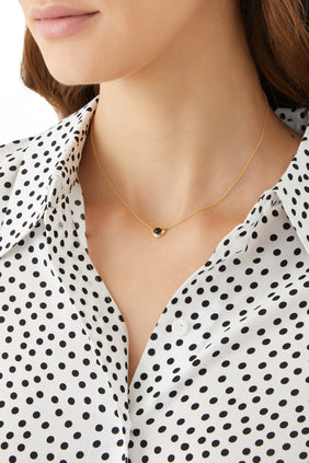 Aşk Günleri Kolyesi, Altın Kaplama Gümüş