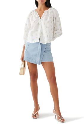 Mariah Çiçek Desenli Bluz